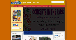 Desktop Screenshot of niles-parks.org
